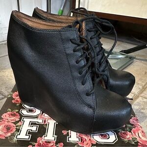 Jeffrey Campbell platform booties